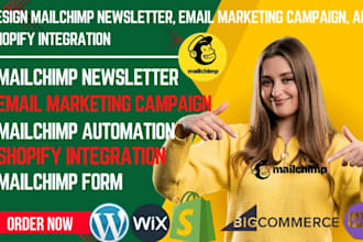 mailchimp email automation, email campaign, newsletter template and integration