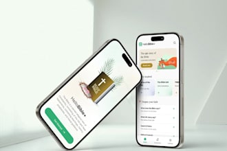 develop bible app, islamic calendar app, quran app, online preaching app