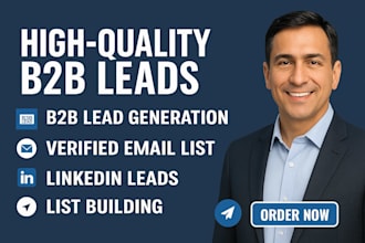 do b2b email marketing business linkedin lead generation campaign