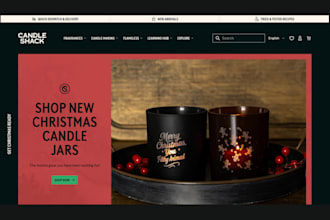 design candle shopify store candle website candle store candle scented candle