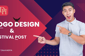 design logo and festival posts