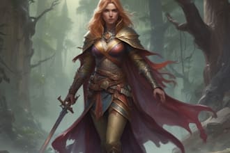draw dnd character art, fantasy character, dnd party art