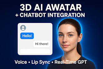build ultra realistic 3d ai avatars with gpt chatbot, voice, and lip sync