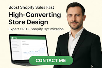 build high converting shopify store for sales growth and expert cro optimization