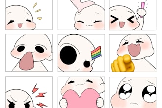 draw chibi emotes for streaming