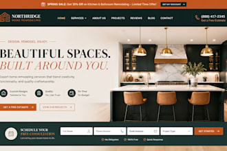 design home remodeling website home improvement renovation contractor website
