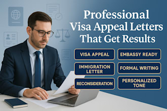 write visa or immigration appeal letters for reconsideration