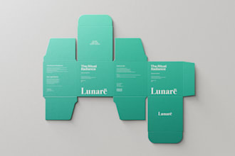 design modern and professional product packaging and labels