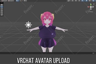 upload your vrchat avatar for you