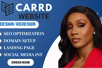 design carrd website redesign carrd website design carrd landing page