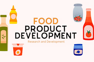 do food product development, formulation, process, and costing