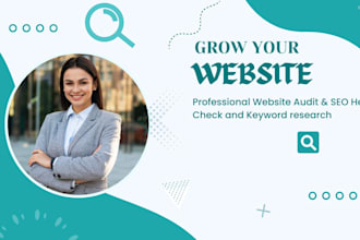 audit your website design and technical  issue