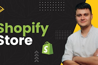 do a shopify store development and design