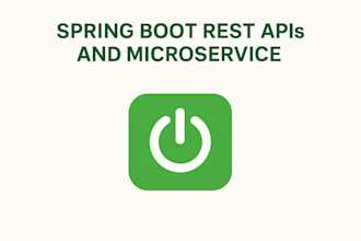 develop spring boot rest apis and microservices