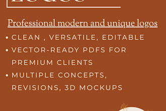 design a professional canva logo for your brand