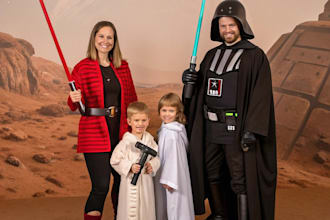 custom your family portrait with star wars style