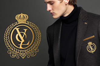 design luxury fashion and clothing brand logo