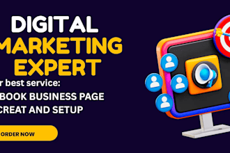 organic gb markeying and fb business page create amd setup