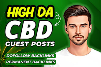 build white hat SEO high da quality cbd dofollow link building backlinks service