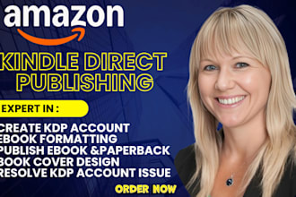 format and publish your ebook and paperback on amazon KDP