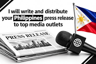 write and distribute your philippines press release to top media outlets