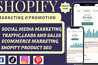 do shopify dropshipping marketing promotion to boost sales traffic