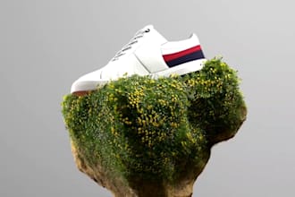 render 3d shoe animation, 3d sneaker, 3d shoe design, cgi footwear