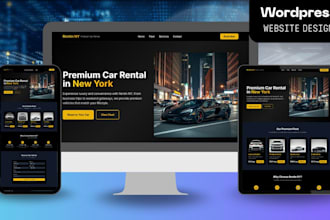 design fast wordpress website, landing page, ai website