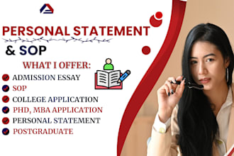 edit personal statement for sop, postgraduate, eras, medical school, residency