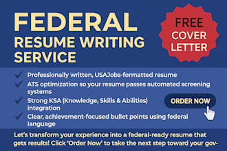 federal resume writing service for usa jobs, engineering, government resume