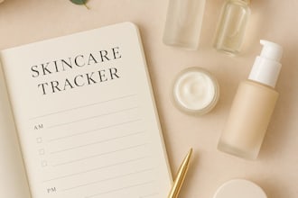 provide a personalized skincare tracking journal