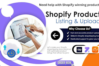 upload shopify dropshipping products listing to store via zendrop, auto ds, cj