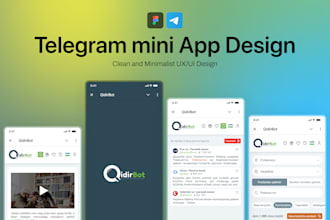 telegram mini app design