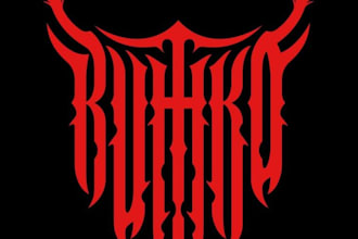 design a bold and iconic rock band logo