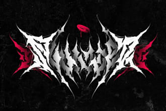 design a bold and powerful heavy metal logo