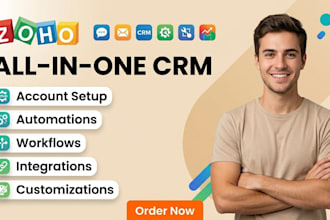 setup and automate your zoho CRM, blueprint, and workflows