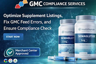 optimize supplement listings fix gmc feed errors