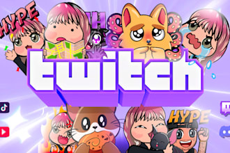 create fun and cute twitch emotes