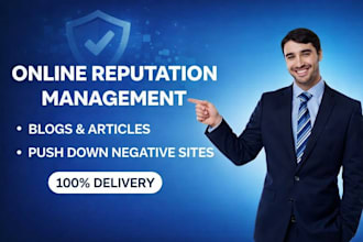 provide professional online reputation management services to boost your brand