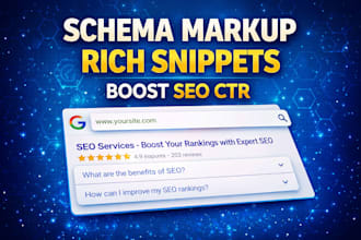 setup schema markup structured data and rich snippets for SEO