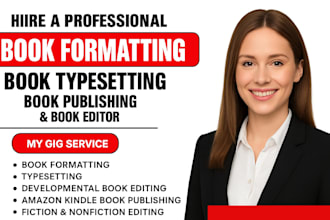 paperback formatting book typesetting and kindle formatting