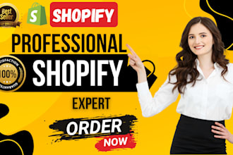 build shopify website or shopify store