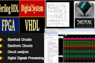 do fpga, verilog, vhdl using quartus, vivado, embedded systems, xilinx ise tasks