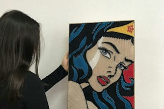 create a unique handmade string art design for you