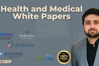 write a professional white paper or business research report