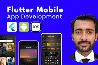 be expert flutter developer for ios and android mobile app