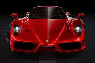 create high quality 3d car modelling for games, animation, product visualization
