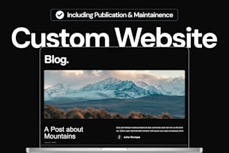 code, publish and maintain your website