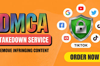 send a dmca notice to remove infringing, stolen, illegal, or leaked content fast