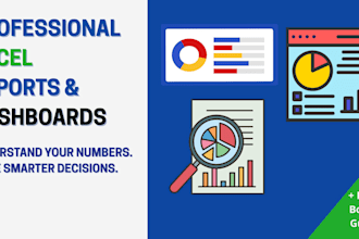 create financial reports and dashboards in excel